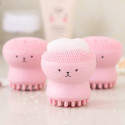 Silicone Sponge Brush Face Cleaning Massage Brush Exfoliate octopus Facial Deeply Washing Brush Instrumen Clean Pores Blackhead